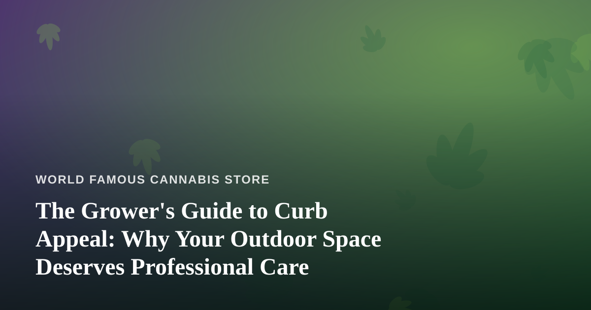 The Grower’s Guide to Curb Appeal: Why Your Outdoor Space Deserves Professional Care