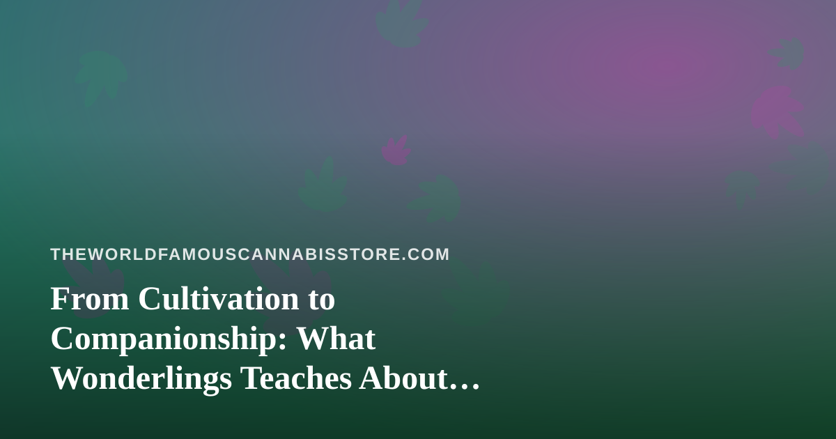 From Cultivation to Companionship: What Wonderlings Teaches About Patience, Growth, and Community